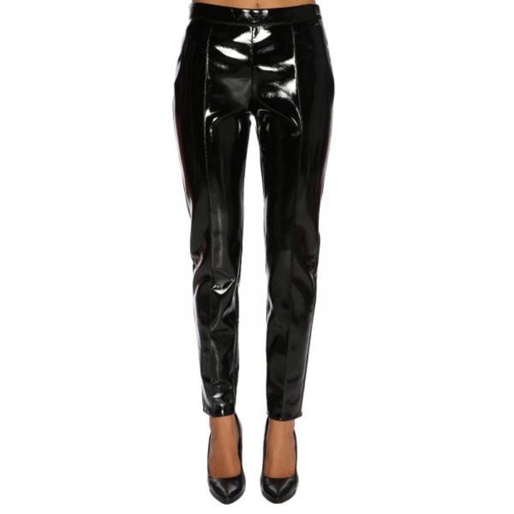 Armani Exchange Seamed Patent Leggings